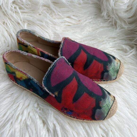 Stuart Weitzman Biarritz Printed Espadrille Flat, Artist - Picture 2 of 10